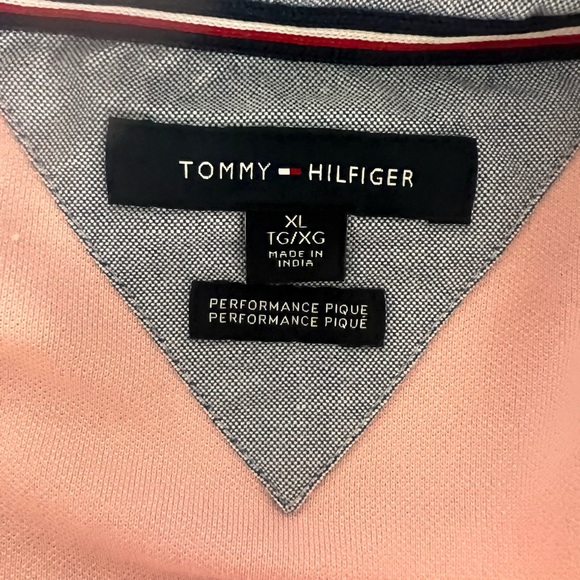 Men's Tommy Hilfiger Short-Sleeve Classic Fit Polo Shirt Size XL- Pink - Picture 7 of 7